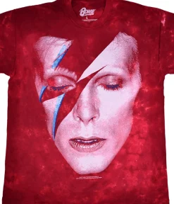 Best Aladdin Sane Tie-Dye T-Shirt T-Shirt | David Bowie