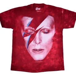 Best Aladdin Sane Tie-Dye T-Shirt T-Shirt | David Bowie