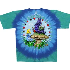 Fashion Alice And Caterpillar Tie-Dye T-Shirt T-Shirt | Light Fantasy