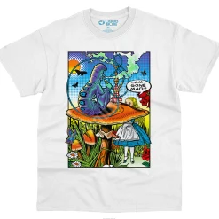 Best Alice Pop Art White T-Shirt T-Shirt | Light Fantasy
