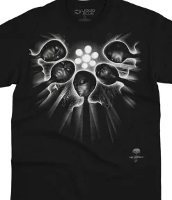Fashion Alien Abduction Black T-Shirt T-Shirt | Space