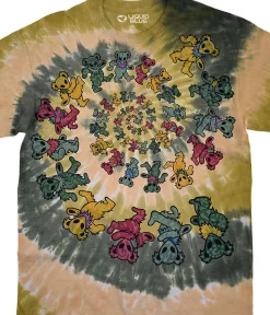 Discount Alien Spiral Bears Tie-Dye T-Shirt T-Shirt | Space