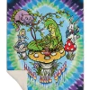 Best All Mad Here Fleece Throw Blanket Light Fantasy