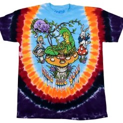 Best All Mad Here Tie-Dye T-Shirt T-Shirt | Light Fantasy