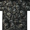 Clearance All Over Skulls Black T-Shirt T-Shirt | Halloween