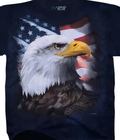 Online American Bald Eagle Tie-Dye T-Shirt T-Shirt | Americana