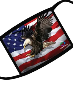 Clearance American Eagle Flag Face Covering Face Coverings | Liquid Blue
