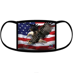 Clearance American Eagle Flag Face Covering Face Coverings | Liquid Blue