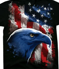 Fashion American Icon Black T-Shirt T-Shirt | American Wildlife