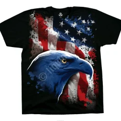 Fashion American Icon Black T-Shirt T-Shirt | American Wildlife