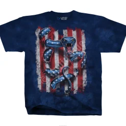 New American Serpent Tie-Dye T-Shirt T-Shirt | American Wildlife