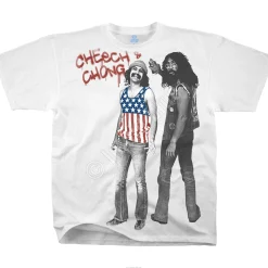 Sale American Stoners White Athletic T-Shirt Athletic T-Shirt | Cheech And Chong