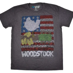 New American Woodstock Dark Heather Poly-Cotton T-Shirt Poly-Cotton T-Shirt | Woodstock