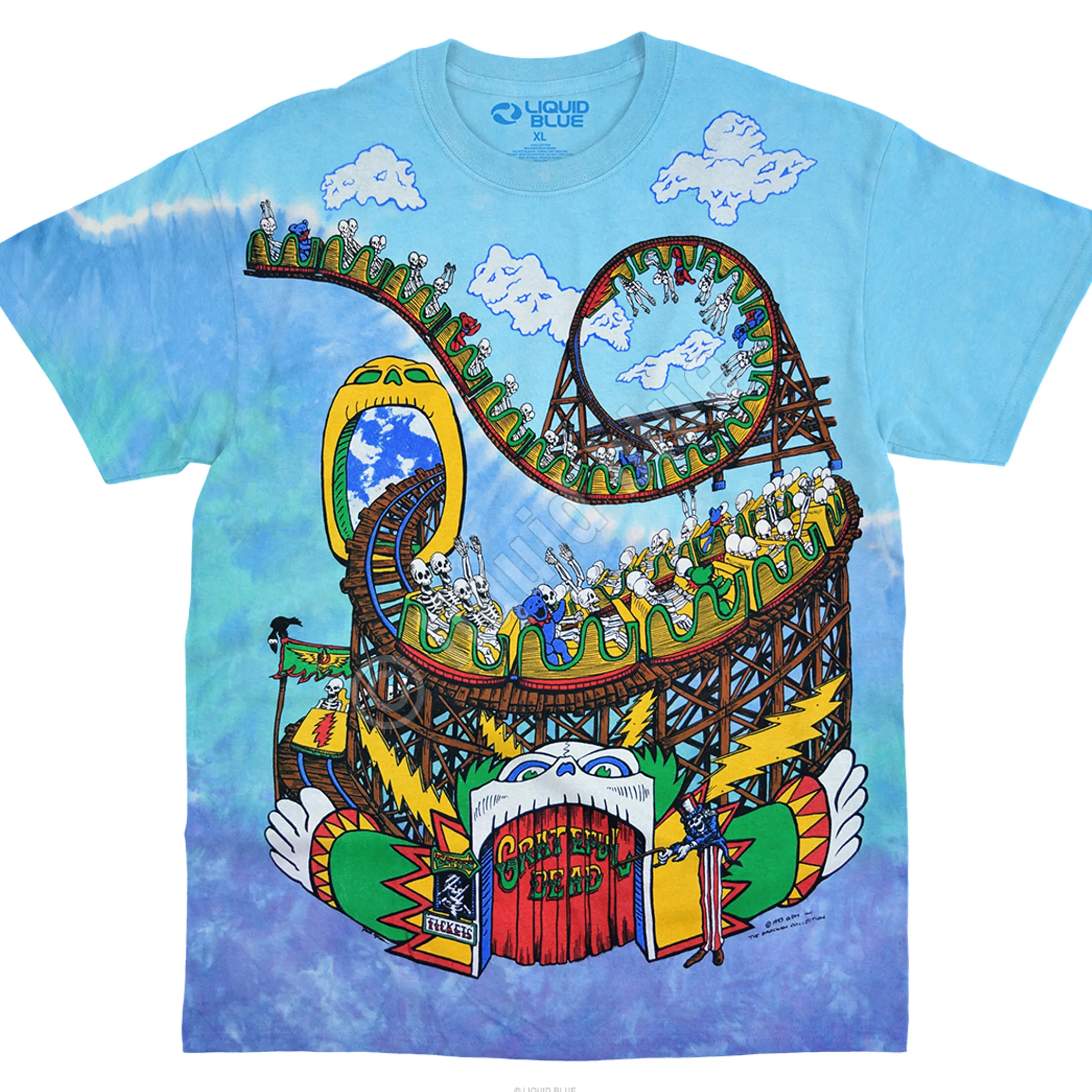 Best Amusement Park Tie-Dye T-Shirt T-Shirt | Grateful Dead