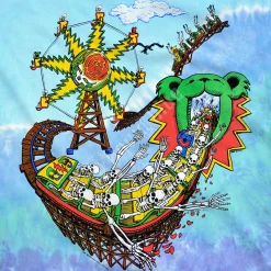 Best Amusement Park Tie-Dye T-Shirt T-Shirt | Grateful Dead