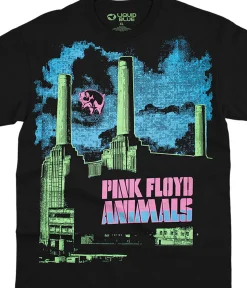 Outlet Animals Blacklight Black T-Shirt T-Shirt | Blacklight