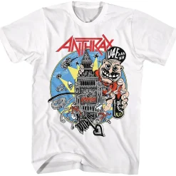 New Anthrax U4EAAH Grey T-Shirt T-Shirt | Anthrax