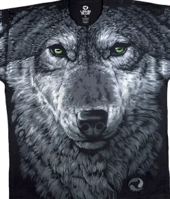 Outlet Arctic Wolf Black T-Shirt T-Shirt | American Wildlife
