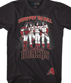 Online Arizona Diamondbacks Dressed to Kill Black T-Shirt T-Shirt | Arizona Diamondbacks