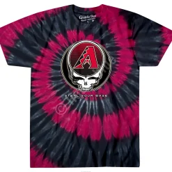 Outlet Arizona Diamondbacks Steal Your Base Tie-Dye T-Shirt T-Shirt | Arizona Diamondbacks