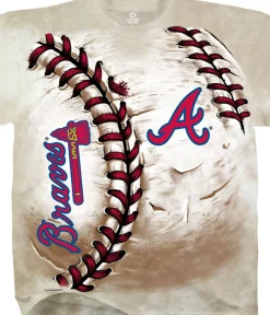 Online Atlanta Braves Hardball Tie-Dye T-Shirt T-Shirt | Atlanta Braves