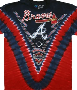 New Atlanta Braves V Tie-Dye T-Shirt T-Shirt | Atlanta Braves