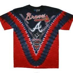 New Atlanta Braves V Tie-Dye T-Shirt T-Shirt | Atlanta Braves