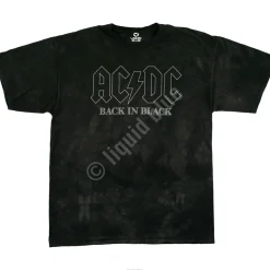 Discount Back In Black Tie-Dye T-Shirt T-Shirt | Ac-Dc