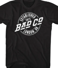 Hot Bad Company Logo Black T-Shirt T-Shirt | Bad Company