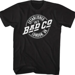 Hot Bad Company Logo Black T-Shirt T-Shirt | Bad Company