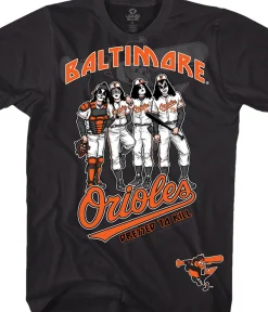 Fashion Baltimore Orioles Dressed to Kill Black T-Shirt T-Shirt | Baltimore Orioles