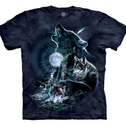 Best Bark At The Moon Classic Cotton T-Shirt T-Shirt | Wolf Shirt Collection