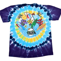 Best Beach Bear Bingo Tie-Dye T-Shirt T-Shirt | Grateful Dead