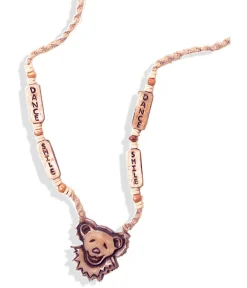 Online Bear Face and Smile Dance Bone Bead Hemp Necklace Jewelry | Grateful Dead