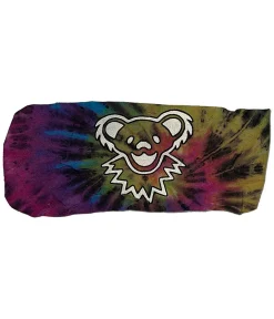 Outlet Bear Face Tie Dye Cotton Kerchief Bandanas | Grateful Dead