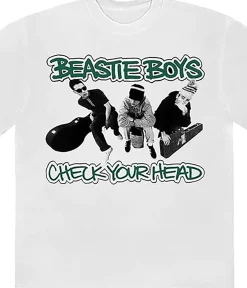 Outlet Beastie Boys Bumble Bee White T-Shirt BOY T-Shirt | Beastie Boys