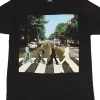 New Beatles Abbey Road Black T-Shirt T-Shirt | Beatles
