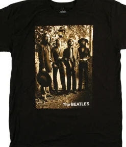 Sale Beatles Sepia '69 Black T-Shirt T-Shirt | Beatles