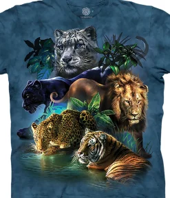 Best Big Cats Jungle Kids' T-Shirt Kids Youth | Wild Animals