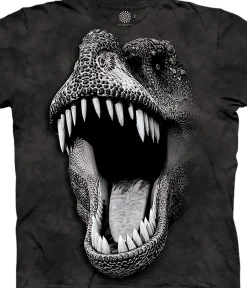 Clearance Big Face® Glow Rex Kids' T-Shirt Kids Youth | Dinosaurs