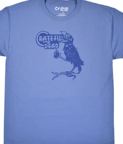 Clearance Bird Song Blue T-Shirt T-Shirt | Grateful Dead