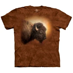 Discount Bison Sunset Classic Cotton T-Shirt T-Shirt | Wild Animals