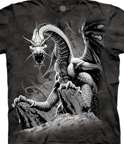 Best Black Dragon Classic Cotton T-Shirt T-Shirt | Dragons