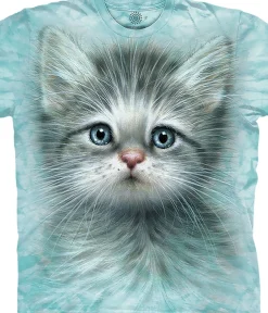 Sale Blue Eyed Kitten Classic Cotton T-Shirt T-Shirt | Pets