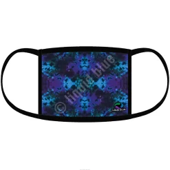 Outlet Blue Mandala Tie-Dye Face Covering Face Coverings | Liquid Blue