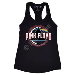 Hot Blue Prism Womens Black Racerback Tank Top T-Shirt Women Womens Tank Top | Pink Floyd