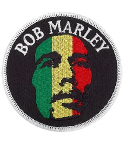 New Bob Marley Face Patch Patches | Rastafari Art