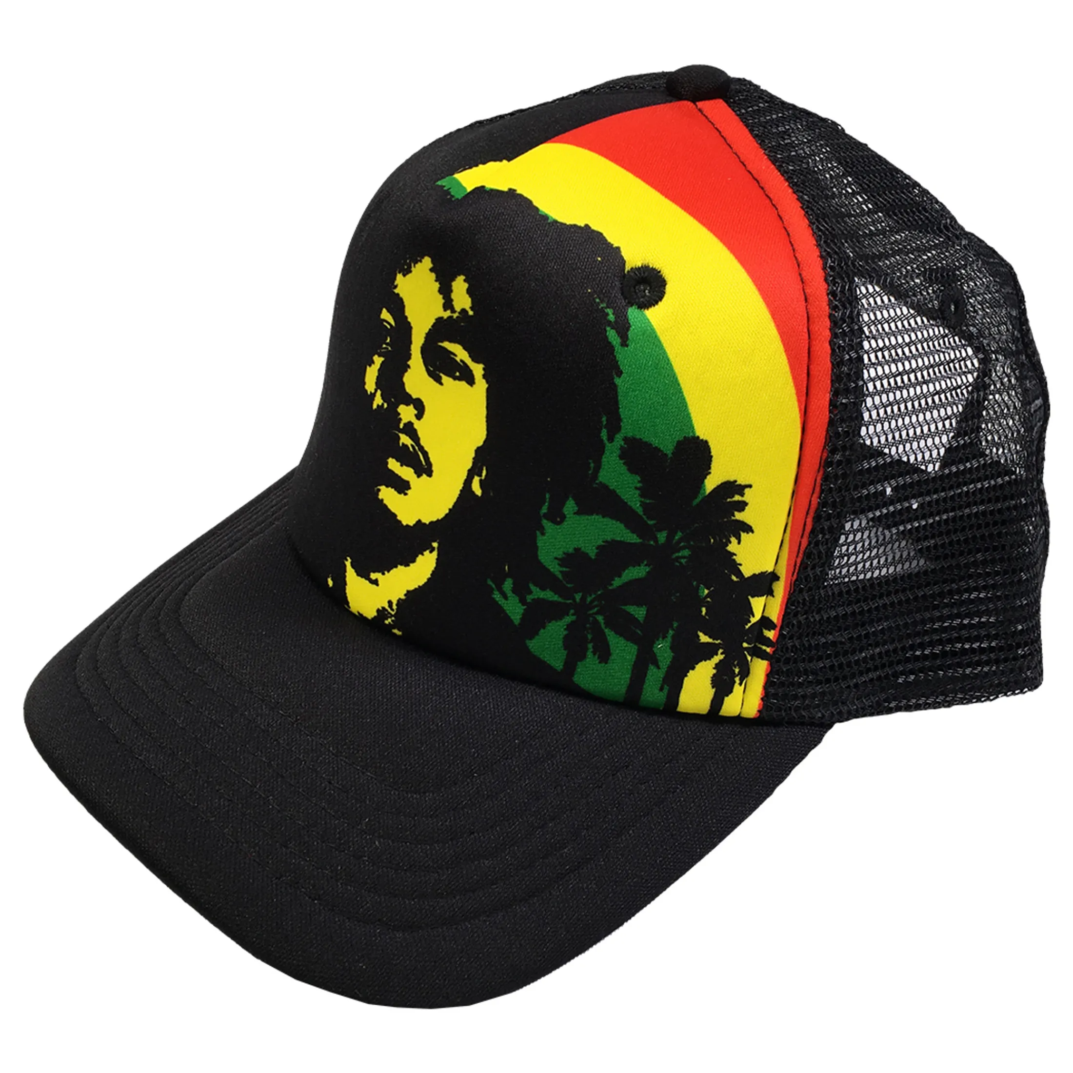 Discount Bob Marley Rise Up Trucker Hat Hats | Rastafari Art