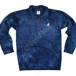 Discount Bolt 1/4 Zip Pullover Comfort Colors Tie-Dye Sweatshirt Sweatshirt | Grateful Dead