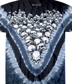 Outlet Boneyard Tie-Dye T-Shirt T-Shirt | Halloween